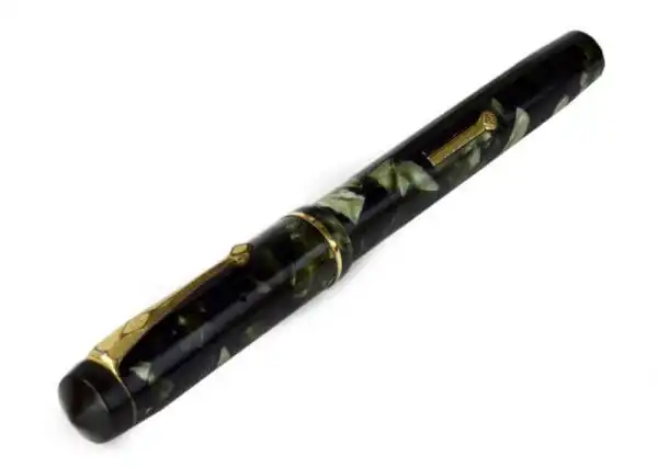 Vintage conway stewart 286 lever filler fountain pen - 14K gold flex M nib - Image 6