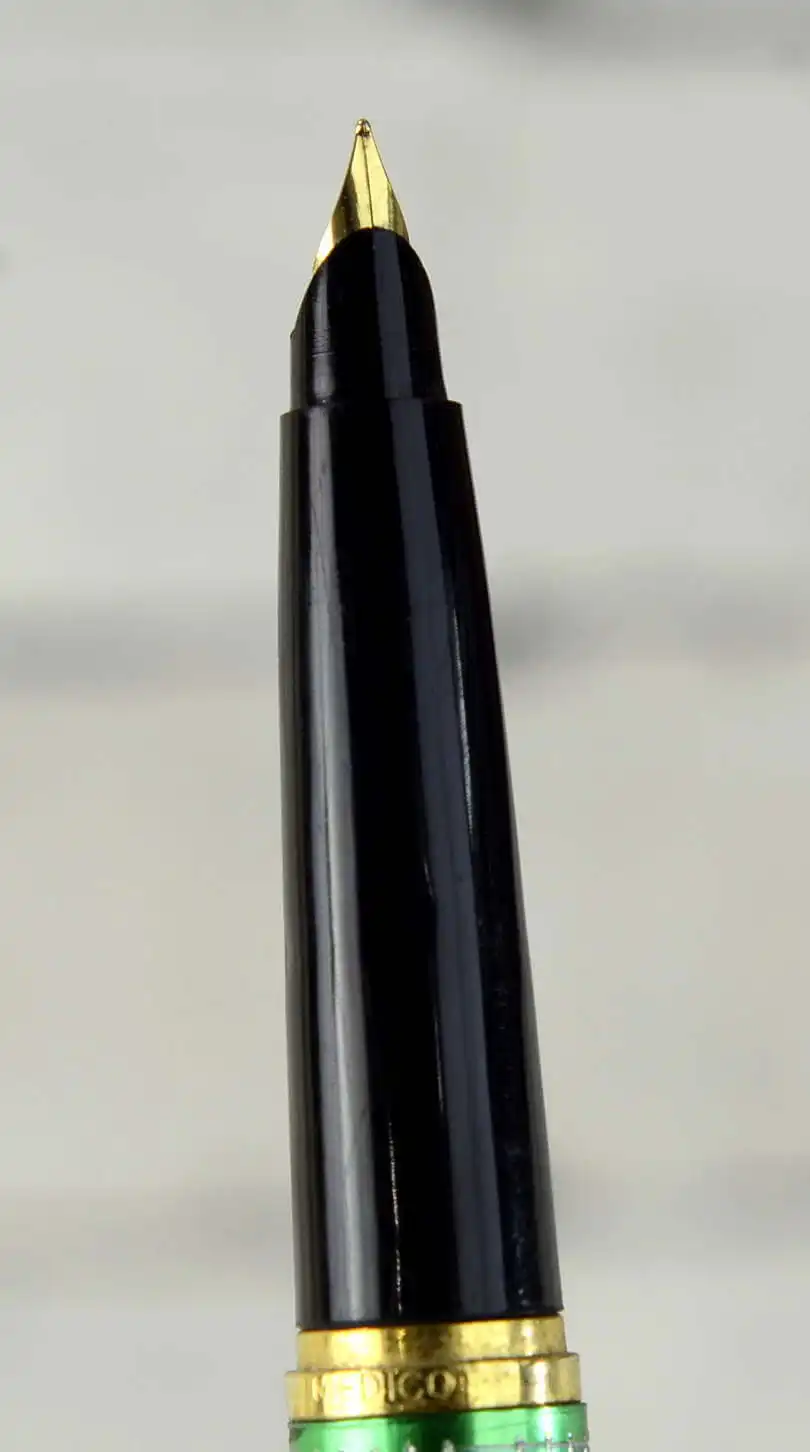 Vintage Medico 45 fountain pen with Gold plated M nib - clean - Image 7