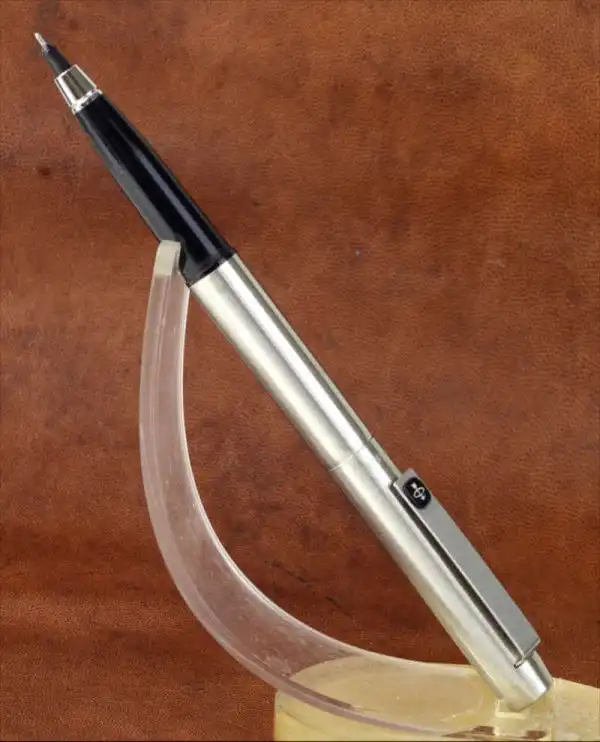 Parker 25 vintage chrome barrel rollerball pen - Clean - Image 2