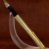Vintage parker 75 cisele gold plated fountain pen with 14K solid gold M nib - Used - Image 2