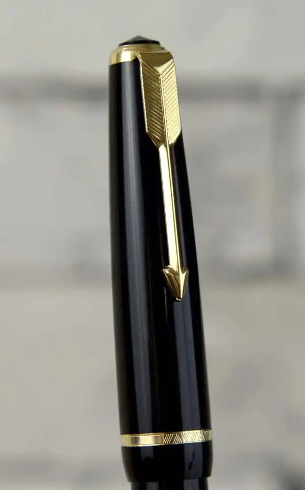 Vintage parker duofold  New-standard fountain pen with 14C gold M nib - clean - Image 7