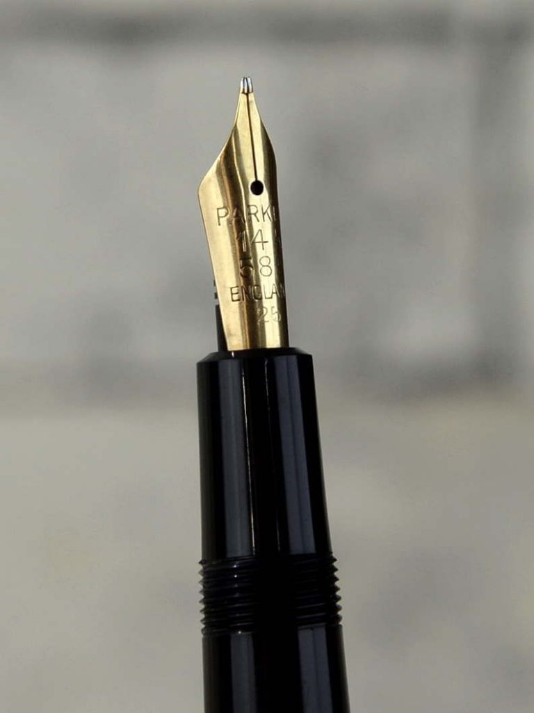 Buy parker duofold new standard fountain pen with 14C gold medium nib