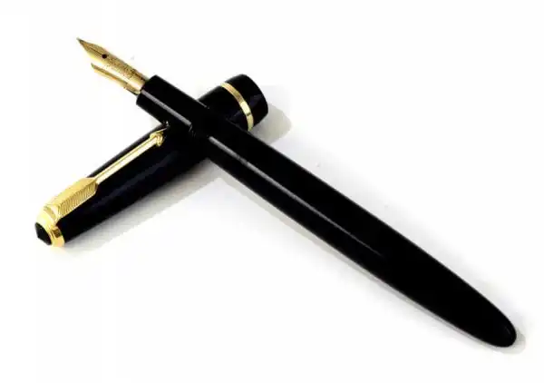 Vintage parker duofold  New-standard fountain pen with 14C gold M nib - clean - Image 4