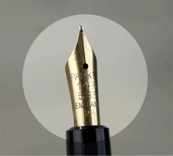 Vintage parker duofold  New-standard fountain pen with 14C gold M nib - clean - Image 5