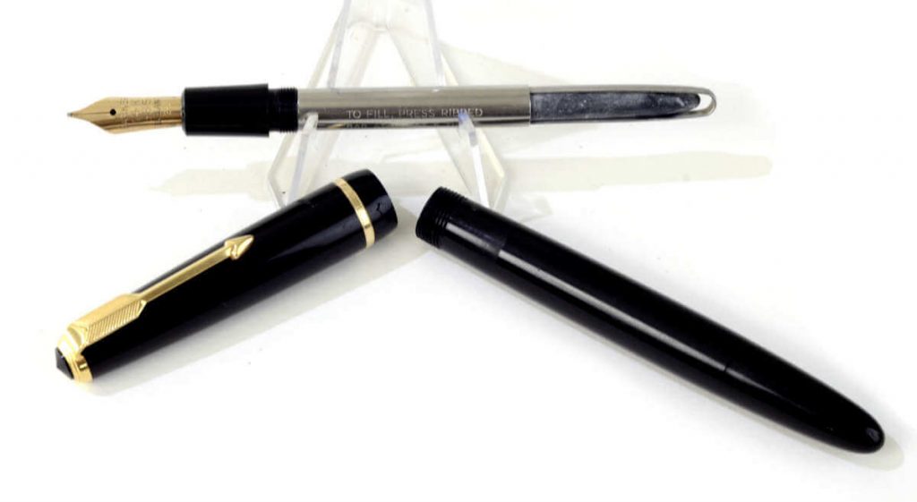Buy parker duofold new standard fountain pen with 14C gold medium nib