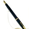 Vintage parker duofold maxima fountain pen with 14C gold M nib - clean - Image 2