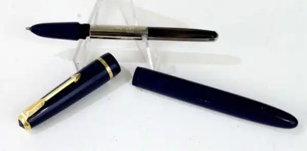 Vintage parker lady fountain pen with 14C gold B flex nib - Image 4