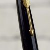 Vintage parker slimfold black fountain pen with 14C gold B nib - Clean - Image 5