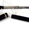 Vintage parker slimfold black fountain pen with 14C gold B nib - Clean - Image 3