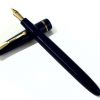 Vintage parker slimfold navy fountain pen with 14C gold F nib - Clean - Image 2