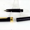 Vintage Pilot Super 2 Jet black fountain pen - gold plated F nib - Image 3