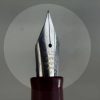 Vintage Pilot tank fountain pen burgundy barrel -  Pilot steel F nib - Image 4