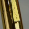 Vintage Pilot tank fountain pen burgundy barrel -  Pilot steel F nib - Image 5