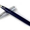 Vintage Sheaffer imperial 440 Navy barrel fountain pen - inlaid steel F nib - Image 3