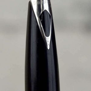 vintage-sheaffer-imperial-444-chrome-fountain-pen-inlaid-Fine-nib-USA