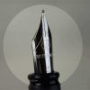 Waterman graduate chrome barrel fountain pen with Steel F nib  - mint - Image 4