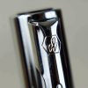 Waterman graduate chrome barrel fountain pen with Steel F nib  - mint - Image 5