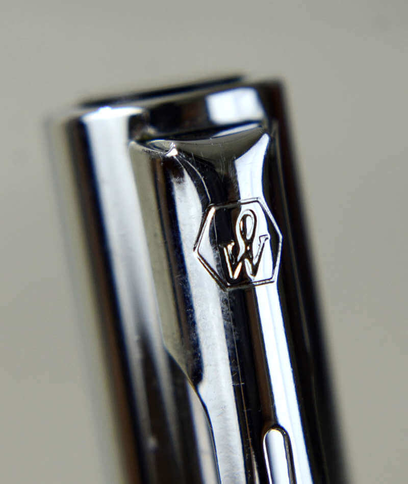 thumbnail image 2 of Waterman Graduate Allure Fountain Pen - Chrome Fine Nib Made In France 2 of 9