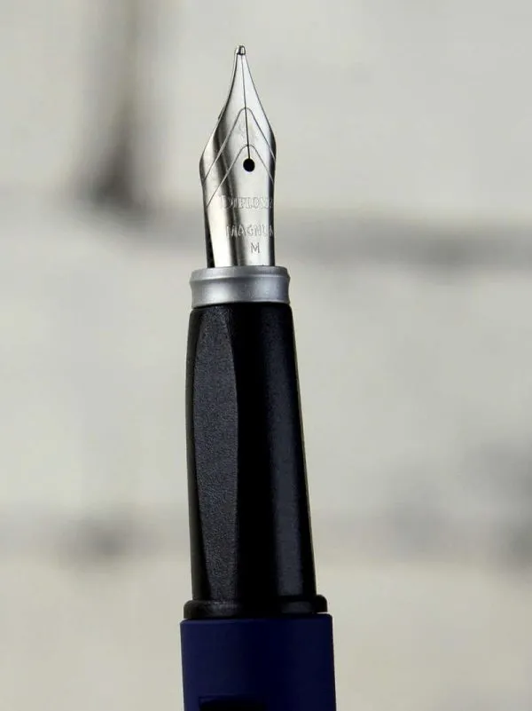 Diplomat Magnum soft touch blue  fountain pen with Jowo F nib + Krishna Ink Combo - Special Offer - Image 6