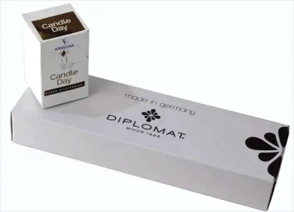 Diplomat Magnum soft touch grey fountain pen with Jowo M nib + Krishna Ink Combo - Special Offer - Image 3
