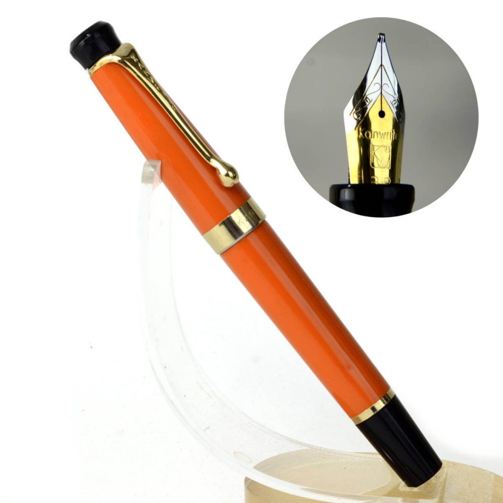 Buy online Kanwrite Heritage fountain pen Piston Filler with twotone BB nib