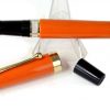 Kanwrite Heritage Orange barrel piston filler fountain pen  -  double broad stub nib - Image 2