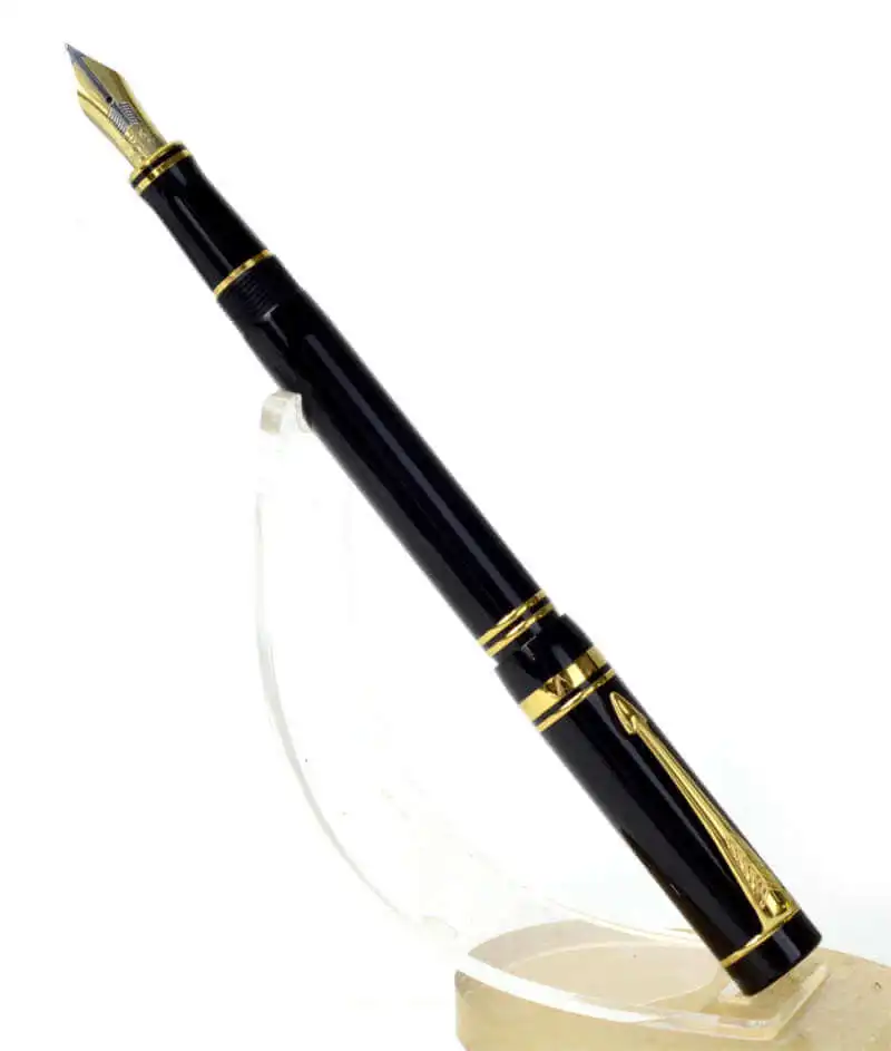 Buy parker duofold international fountain pen 18K sold gold F nib