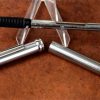 Vintage Indian fountain pen - Mebsons chrome barrel with iridium point F nib - NOS - Image 2