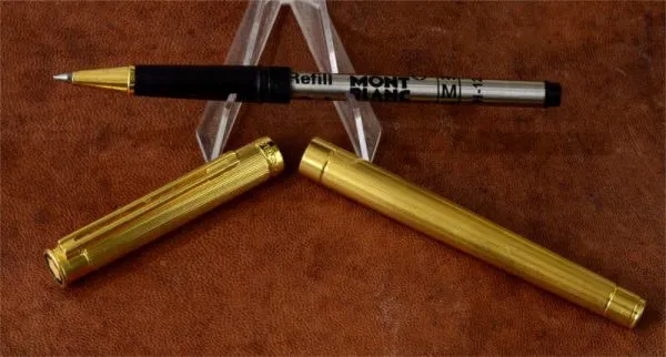 Montblanc Noblesse Oblige gold filled rollerball pen with 23K trim-  Excellent - Image 2