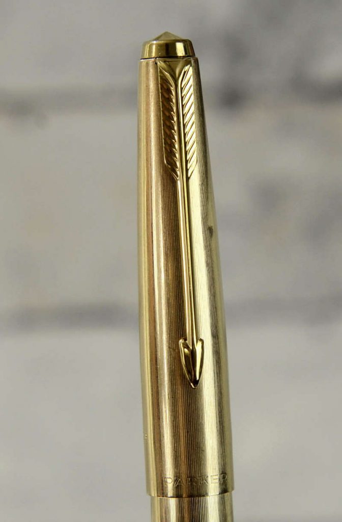 Buy parker 61 gold filled barrel fountain pen aero filler 14CT gold nib ...