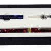 click falcon premium acrylic ruby red fountain pen with Krishna Broad nib - Brand new - Image 2