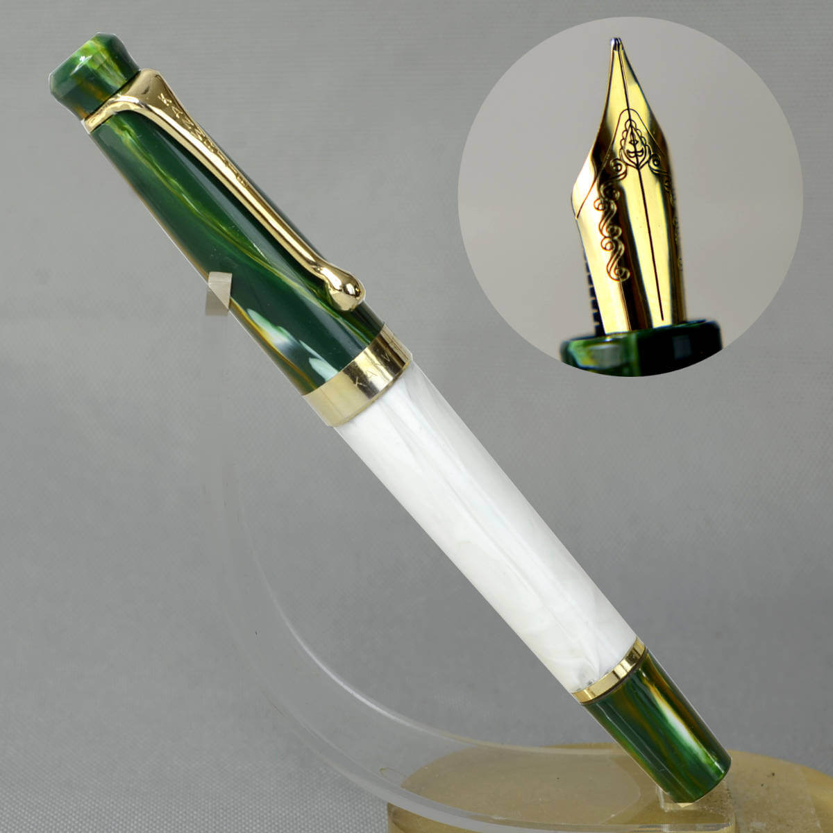 Buy Kanwrite gold nib heritage piston filler fountain pen with 14K
