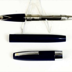 pilot-imperial-quasi-330-navy-blue-fountain-pen-inlaid-steel-Medium-nib-USA