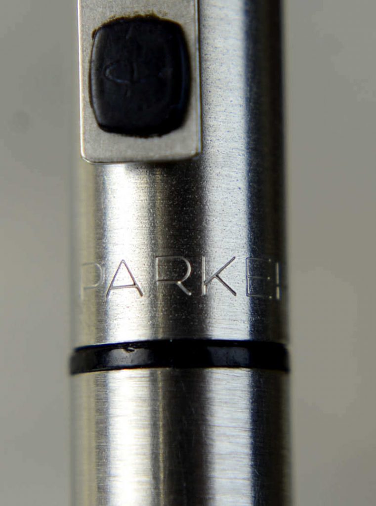 Buy vintage Parker 25 brushed chrome fountain pen with steel F nib