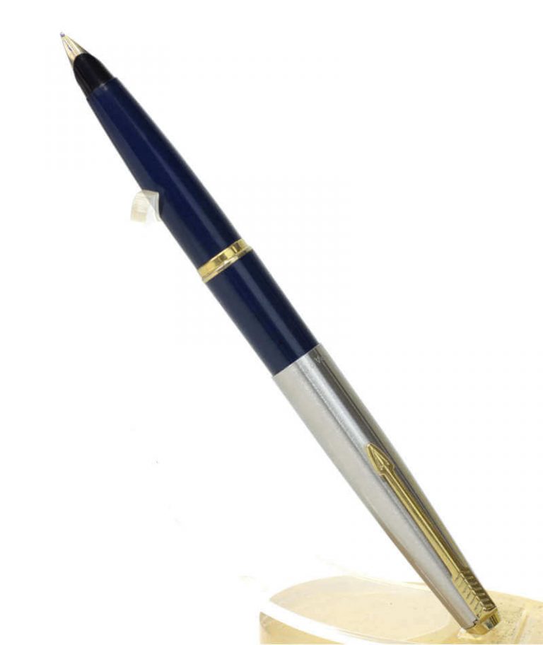 Buy Vintage Parker 45 gold nib navy barrel fountain pen 14K gold M nib
