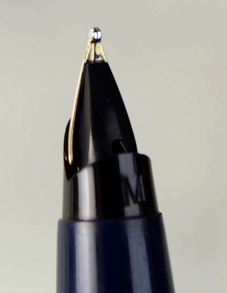 Buy Vintage Parker 45 gold nib navy barrel fountain pen 14K gold M nib