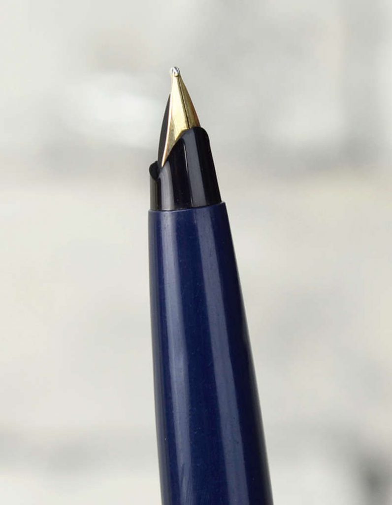 Buy Vintage Parker 45 gold nib navy barrel fountain pen 14K gold M nib
