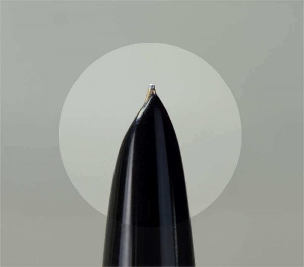 Buy Vintage parker 51 fountain pen with black barrel and 14K gold F nib