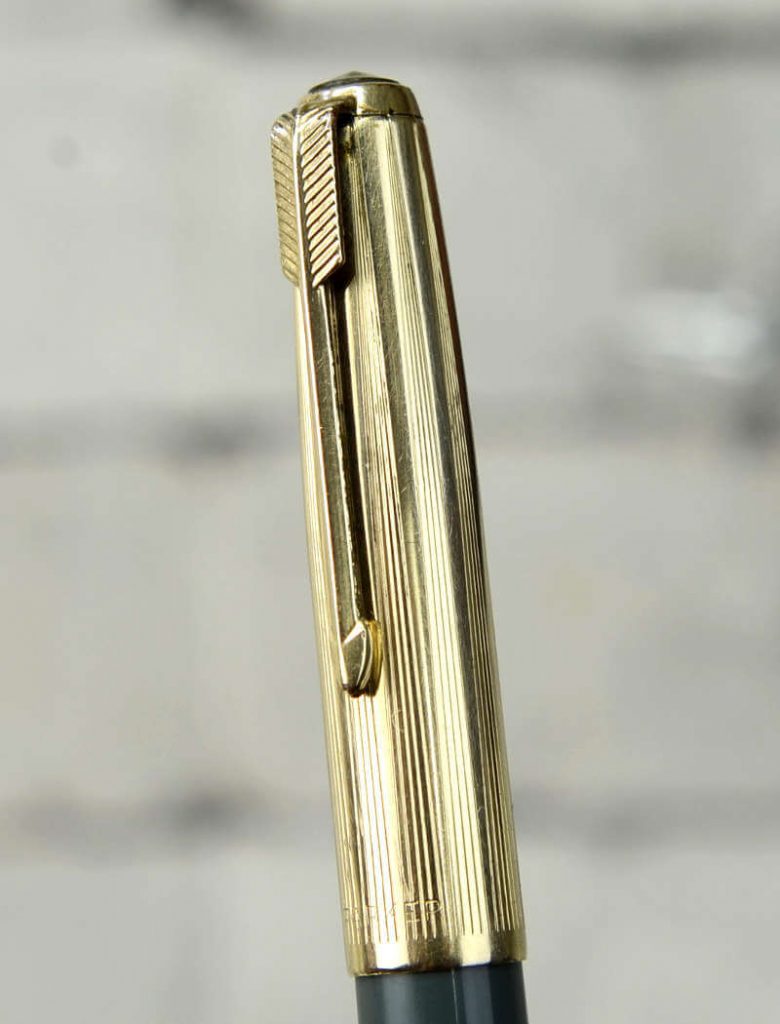 Buy Vintage parker 51 dove grey barrel fountain pen 14K gold M nib online