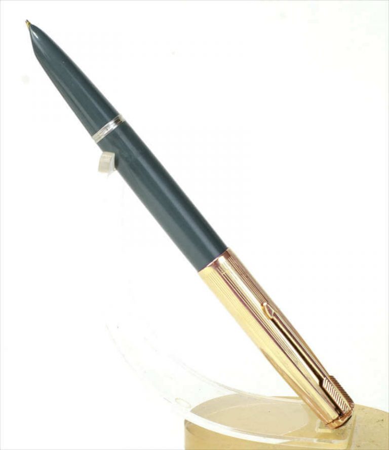 Buy Vintage parker 51 dove grey barrel fountain pen 14K gold M nib online