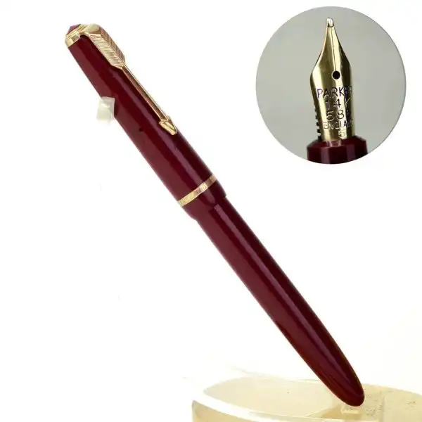 parker slimfold burgundy