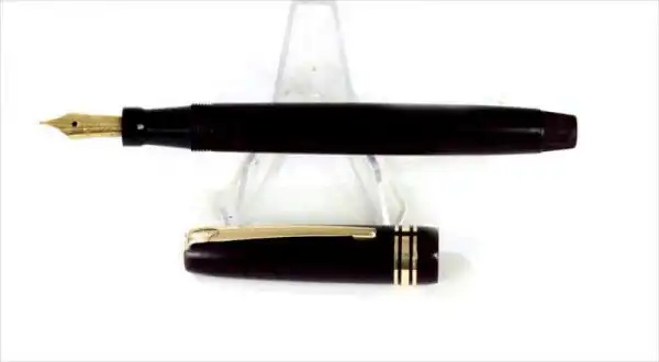Vintage swan oxford self filler fountain pen with 14C gold M nib - Clean working - Image 2