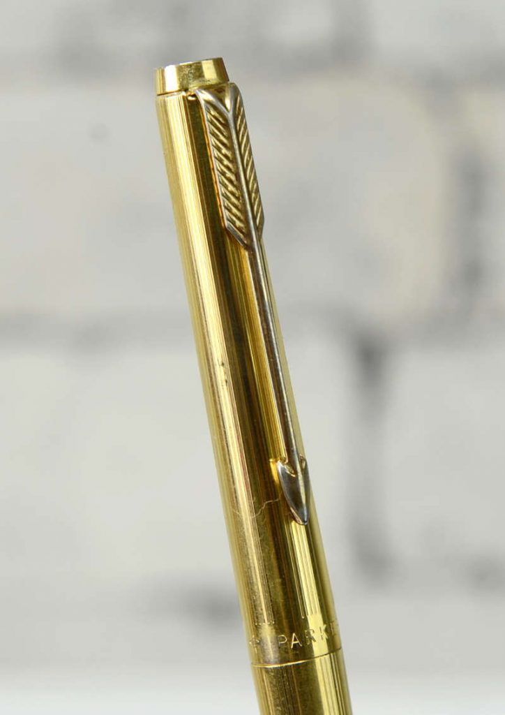 Buy parker 180 gold filled barrel fountain pen with F and B reversible nib