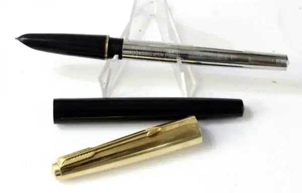 Vintage parker 51 MK II fountain pen  14K solid gold M nib - Used - Image 2