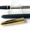 Vintage parker 51 grey barrel fountain pen  14K solid gold F nib - Preowned - Image 2