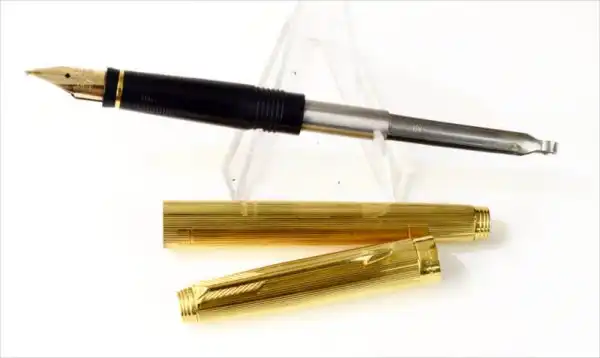 Vintage parker 75 milleraies fountain pen  with 14K gold Broad nib - mint - Image 2