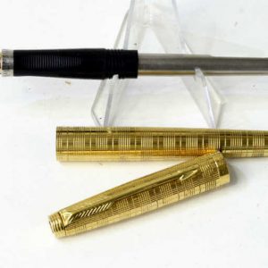 vintage-parker-75-place-vendome-prince-de-galles-fountain-pen-14K-solid-gold-XtraFine-nib-France