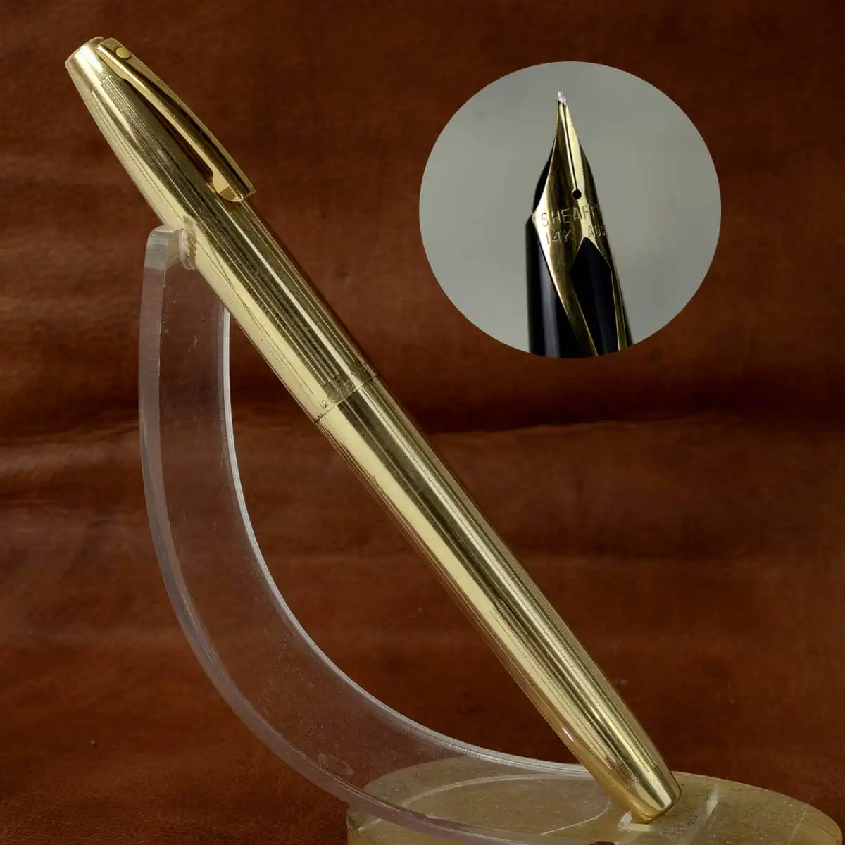 buy sheaffer imperial 777 fountain pen with 14K gold M architect nib