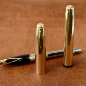 vintage-sheaffer-imperial-gold-filled-fountain-pen-14K-solid-gold-Medium-Arch-nib-Australia