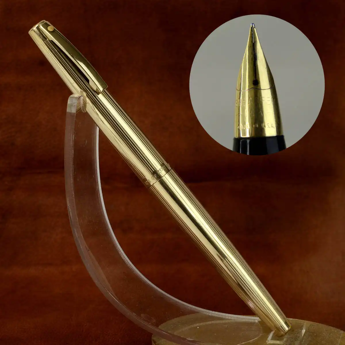 Buy sheaffer stylist 727S fountain pen with 14K gold conical